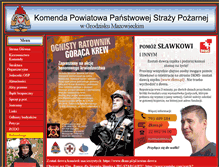Tablet Screenshot of kppsp.powiat-grodziski.pl